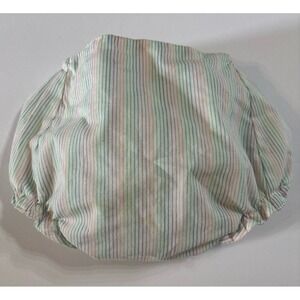 Vintage Baby Diaper Cover (0-6 Mon) Pastel Stripe diaper cover